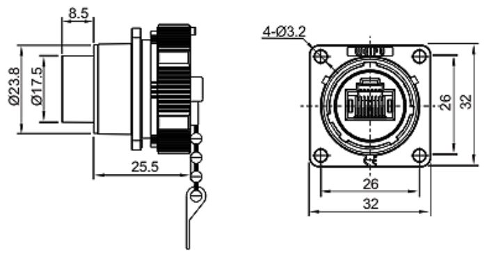 Герметичний роз'єм RJ45