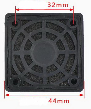 Пластиковая решетка для вентилятора 40х40