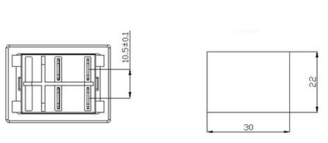 Клавішний перемикач KCD1