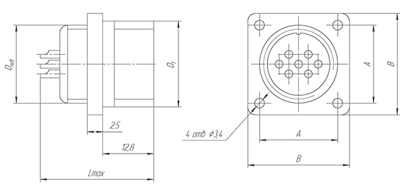 Разъемы 2РМ