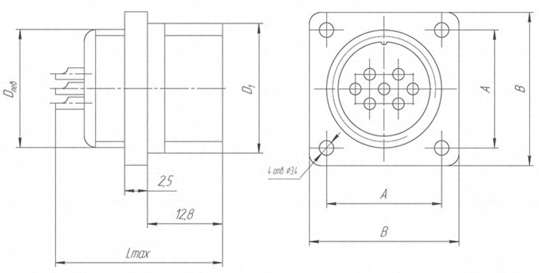 Разъемы 2РМ